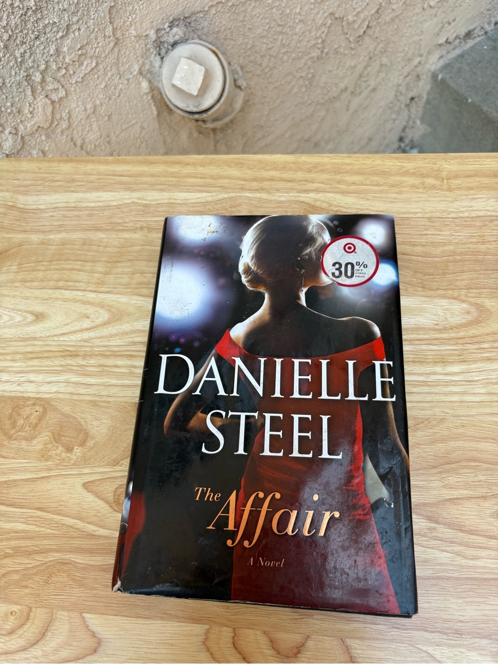 Danielle Steel The Affair Hardcover Novel - Red Cover